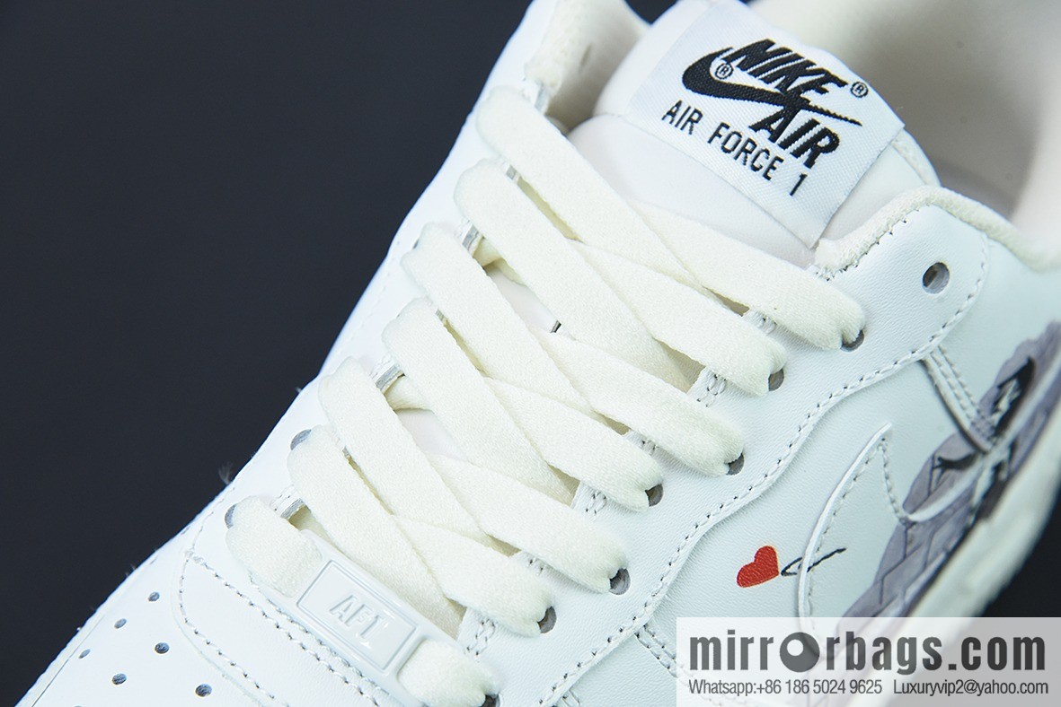 NK Air Force 1 Low '07 Valentine's Day love color scheme Air Force No. 1 low-top casual board shoes Item number: LZ5988-505