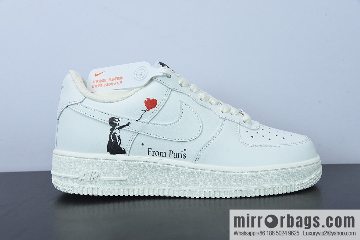 NK Air Force 1 Low '07 Valentine's Day love color scheme Air Force No. 1 low-top casual board shoes Item number: LZ5988-505