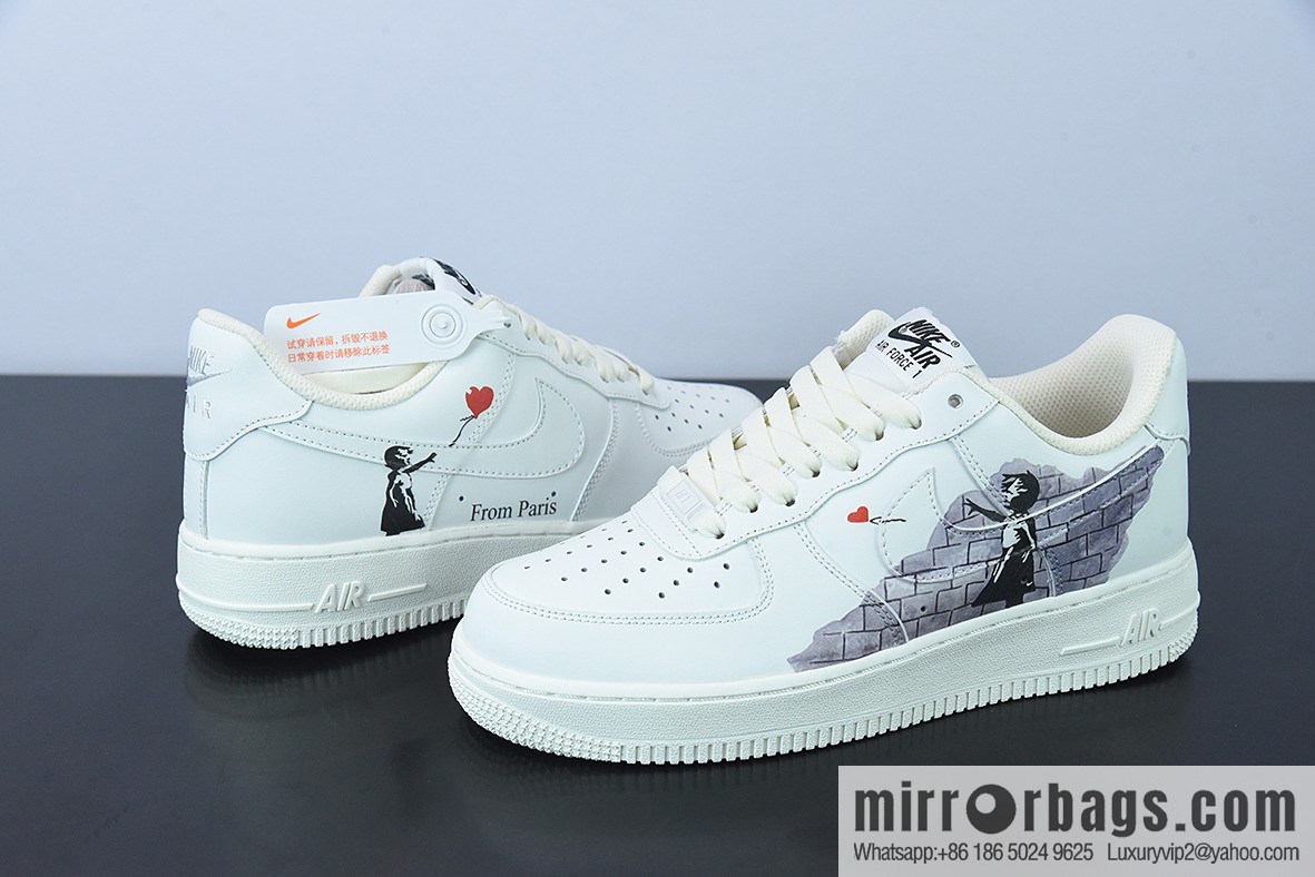 NK Air Force 1 Low '07 Valentine's Day love color scheme Air Force No. 1 low-top casual board shoes Item number: LZ5988-505