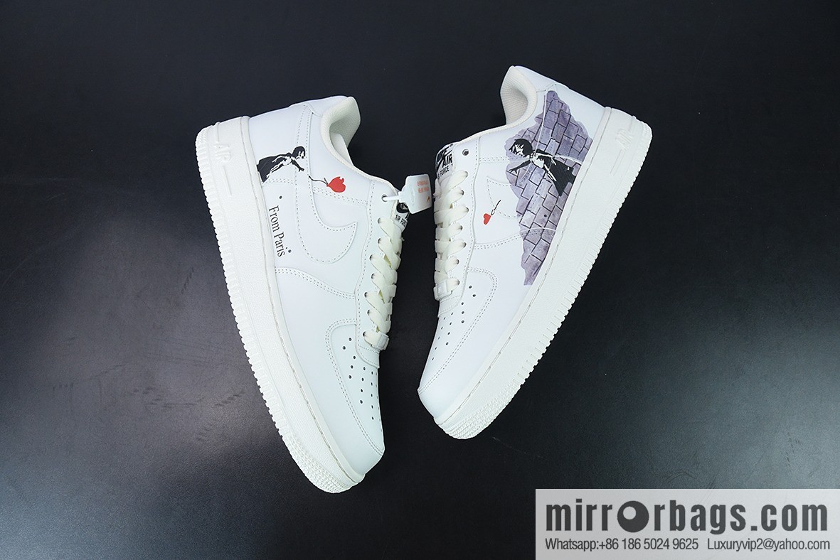 NK Air Force 1 Low '07 Valentine's Day love color scheme Air Force No. 1 low-top casual board shoes Item number: LZ5988-505