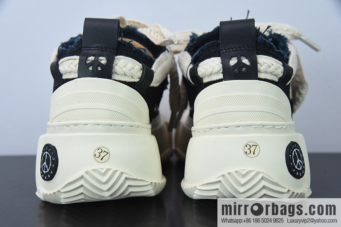 Y03H5 pure original purchasing grade Wu Jianhao XVESSEL G.O.P 2.0 open smile, new casual board shoes/beige black
