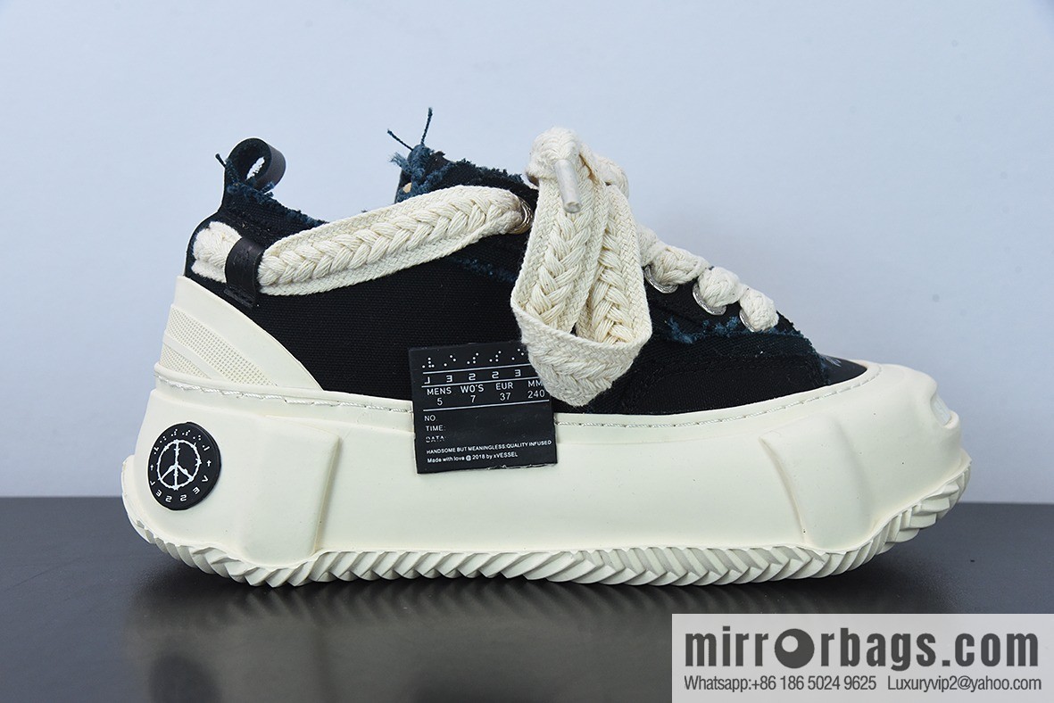 Y03H5 pure original purchasing grade Wu Jianhao XVESSEL G.O.P 2.0 open smile, new casual board shoes/beige black