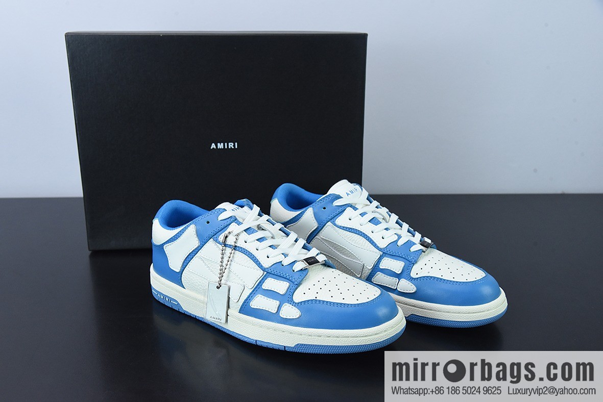 Pure original purchasing version G03H4 AMIRI 21SS SKEL-TOP bone low top