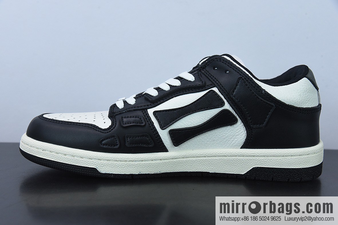 G03H4 AMIRI 21SS SKEL-TOP Bone Low Top