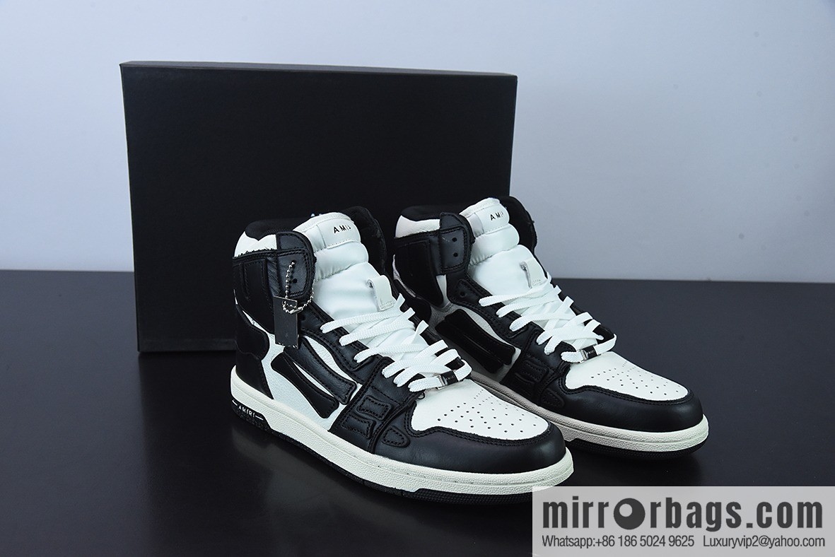 G03H4 AMIRI 21SS SKEL-TOP high top sneakers