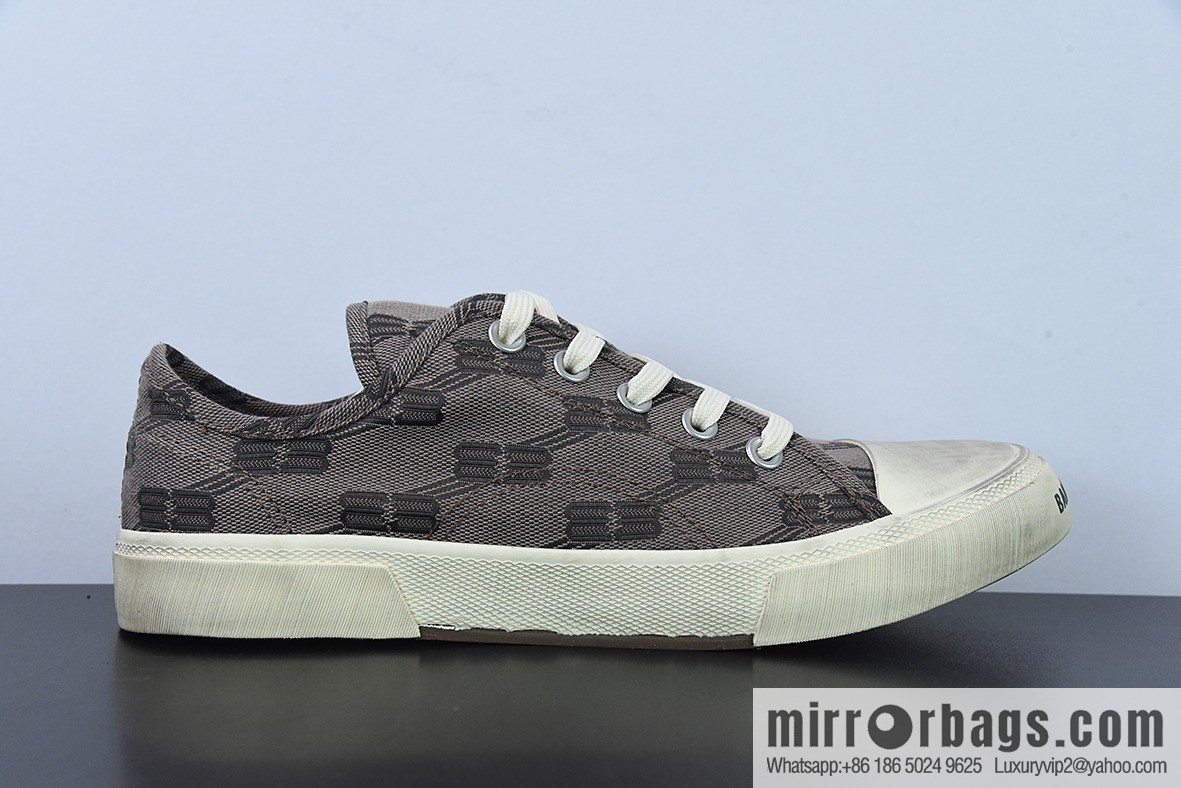 Balenciaga/Balenciaga Balenciaga cloth shoes low top, brown, item number: 688754W6RG20015