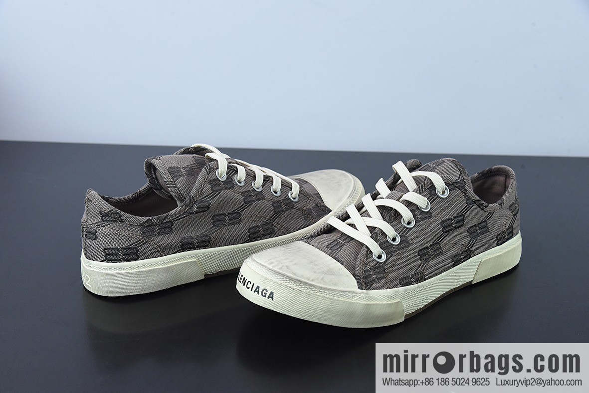 Balenciaga/Balenciaga Balenciaga cloth shoes low top, brown, item number: 688754W6RG20015