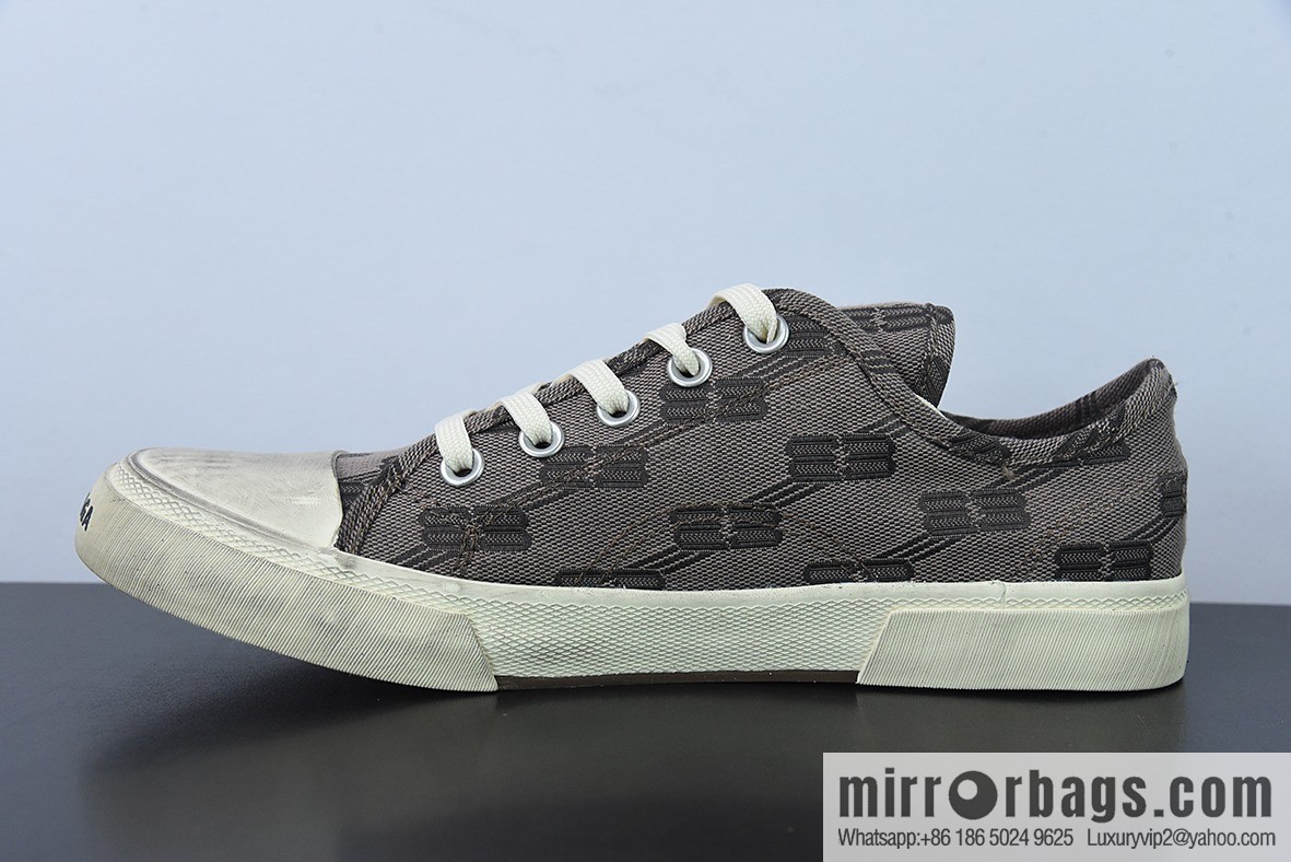 Balenciaga/Balenciaga Balenciaga cloth shoes low top, brown, item number: 688754W6RG20015