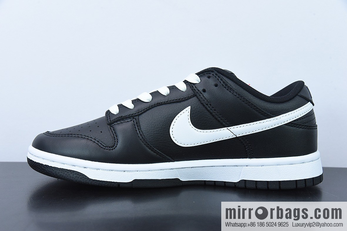 Nike Dunk Low black and white, low-top Vintage casual, board shoes, item number DJ6188-002