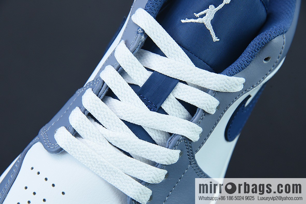 Air Jordan 1 Low AJ1 Joe 1 Navy blue, low-top cultural leisure sports shoes Item number: 553558-414