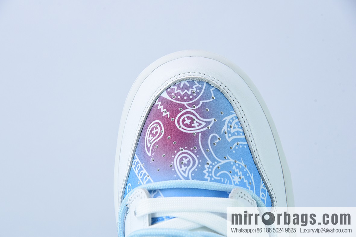 Nike Dunk Low Retro white and blue, cashew flower SB buckle broken backboard fashion casual board shoes, item number: DD1503-109