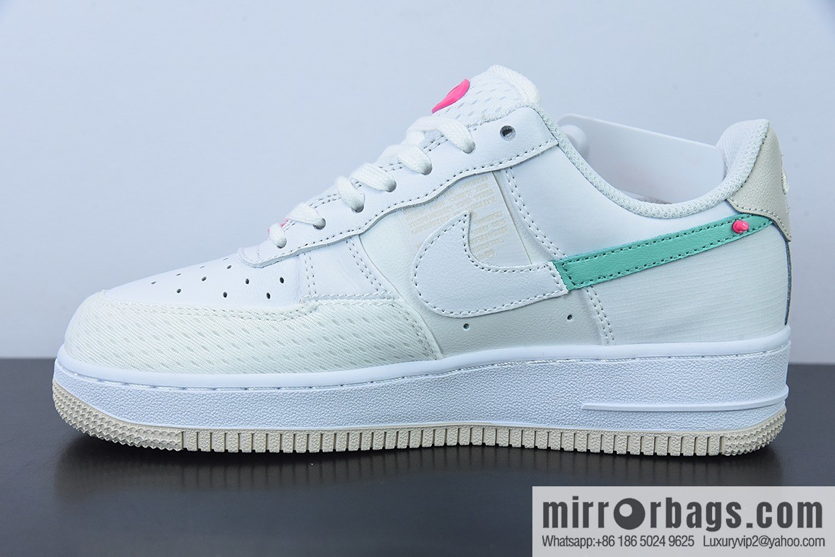 NK Air Force 1 Low Air Force One low-top versatile leisure sports shoes, white powder patchwork Item number: DX6061-111