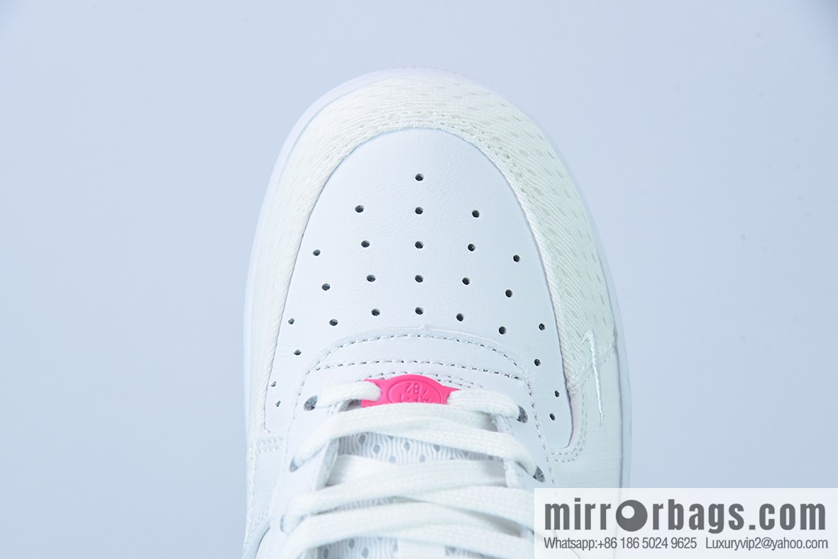 NK Air Force 1 Low Air Force One low-top versatile leisure sports shoes, white powder patchwork Item number: DX6061-111