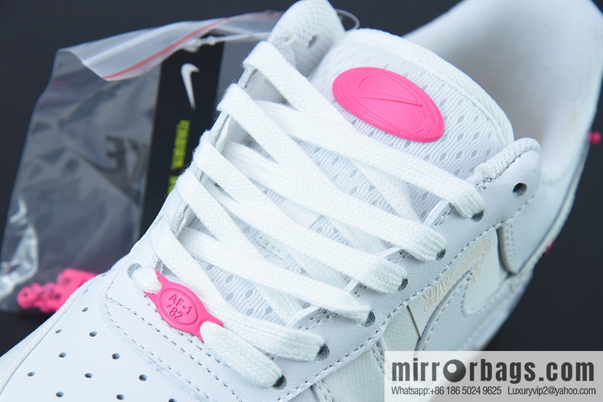 NK Air Force 1 Low Air Force One low-top versatile leisure sports shoes, white powder patchwork Item number: DX6061-111