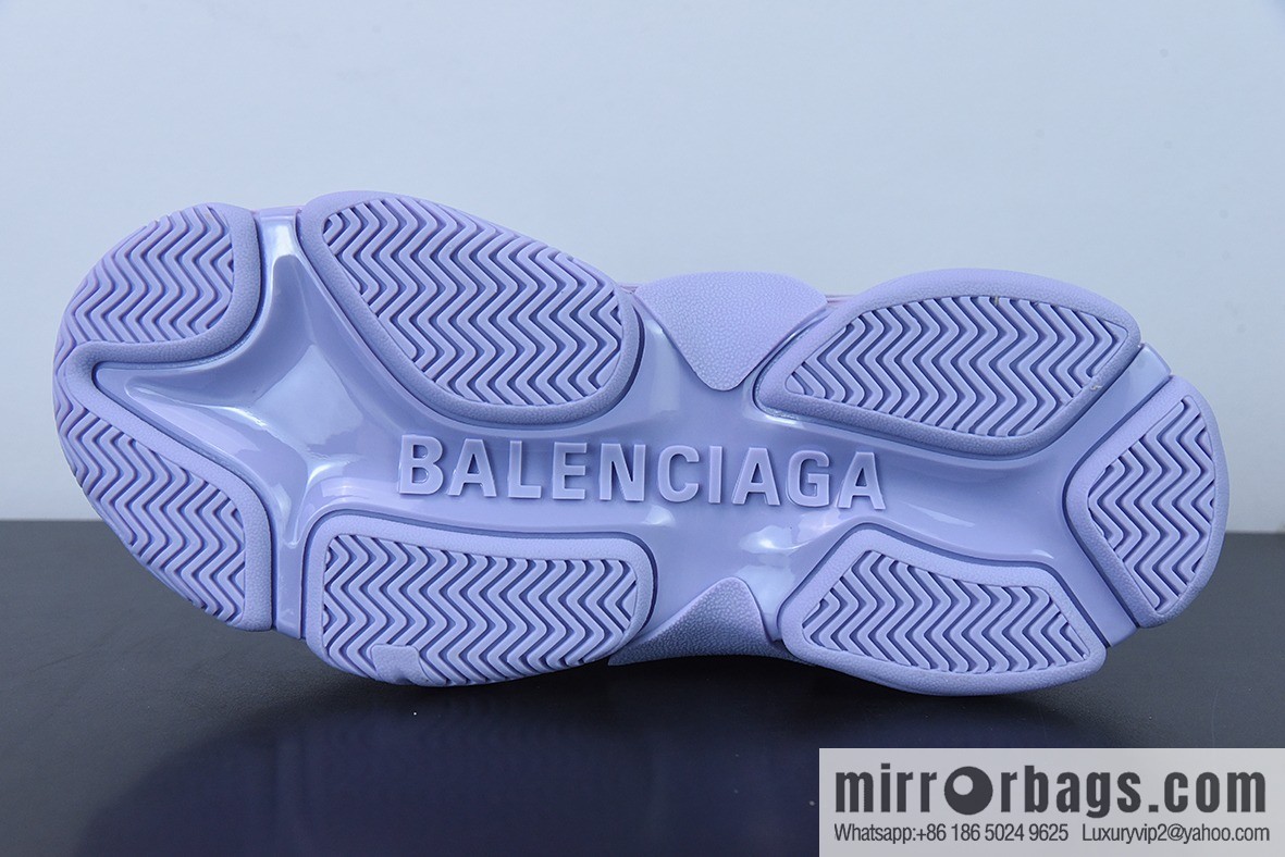 Balenciaga three generations of Balenciaga, purple bullet comments made old platform dad shoes