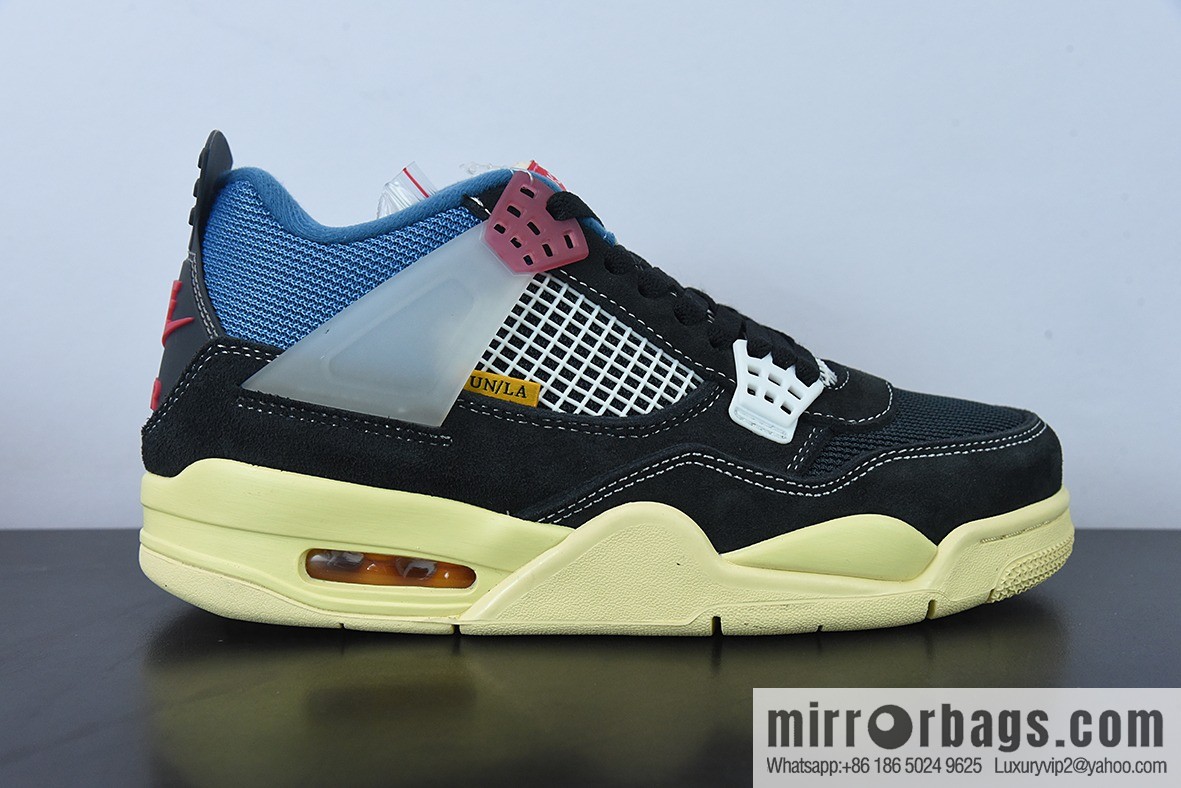 AJ4 AIR JORDAN 4 Item number: DC9533 001 UN joint, knight, south coast, black and blue sneakers