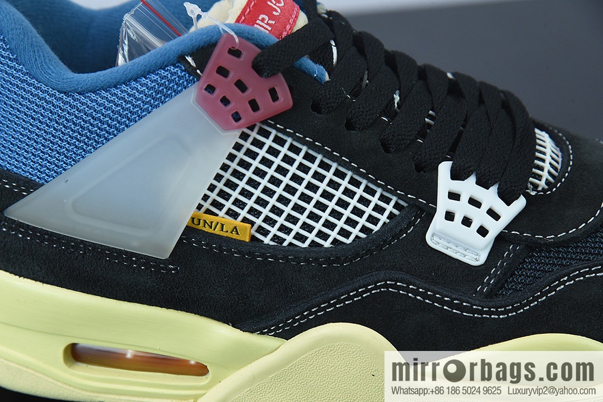 AJ4 AIR JORDAN 4 Item number: DC9533 001 UN joint, knight, south coast, black and blue sneakers