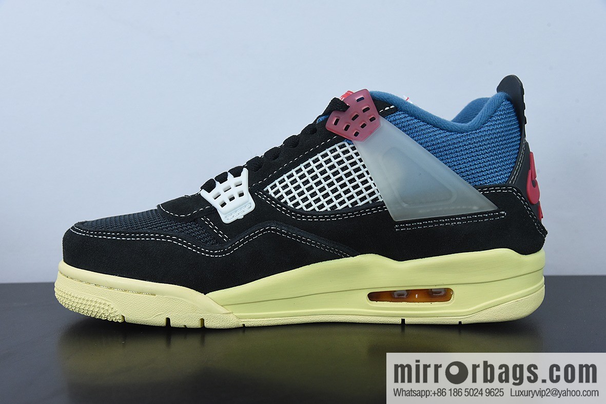 AJ4 AIR JORDAN 4 Item number: DC9533 001 UN joint, knight, south coast, black and blue sneakers