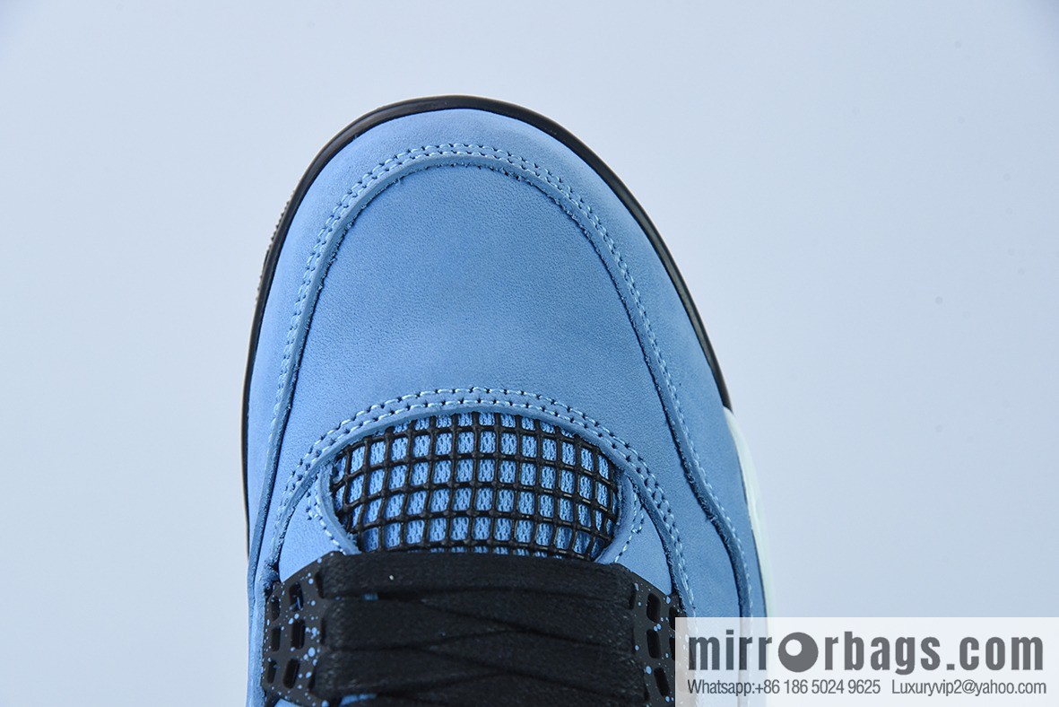 Travis Scott x Air Jordan AJ4 TS joint ice blue men's sneakers item number 308497-406