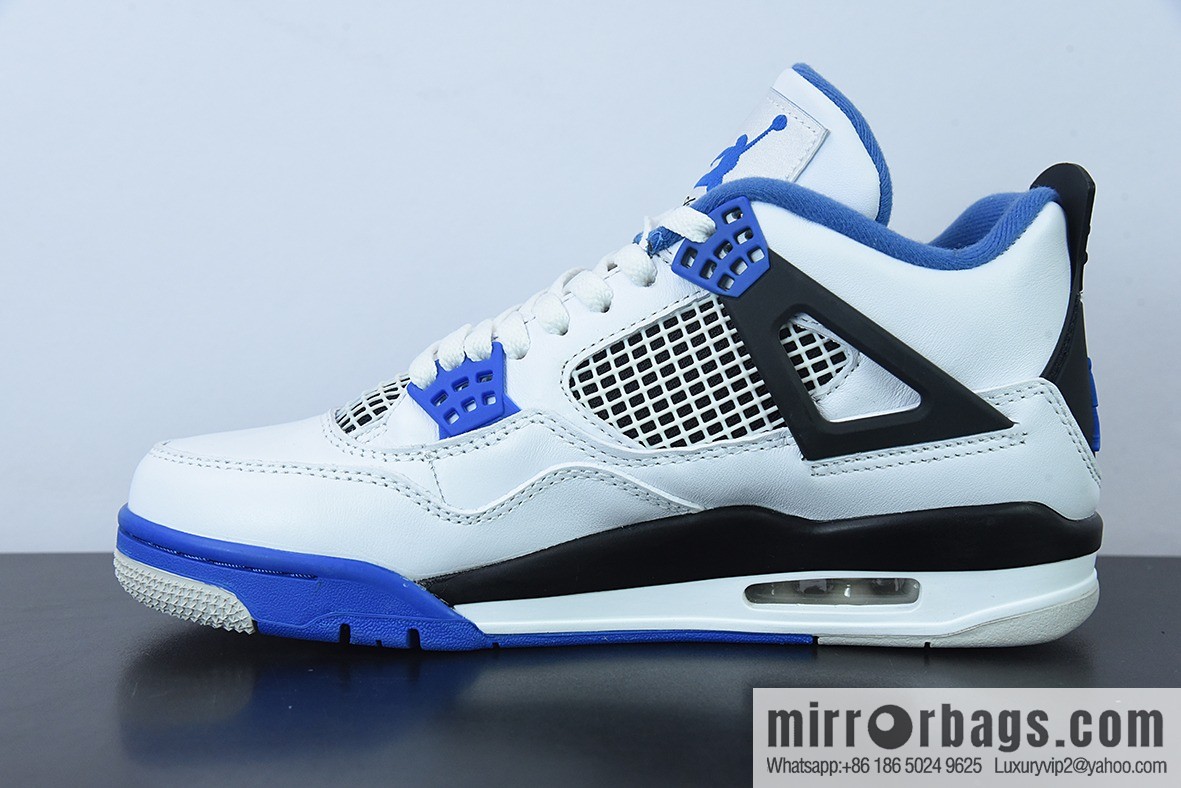 D0F1S5 pure original Air Jordan 4 Retro MotorsportsAJ4 racing blue men sneakers item number: 308497-117
