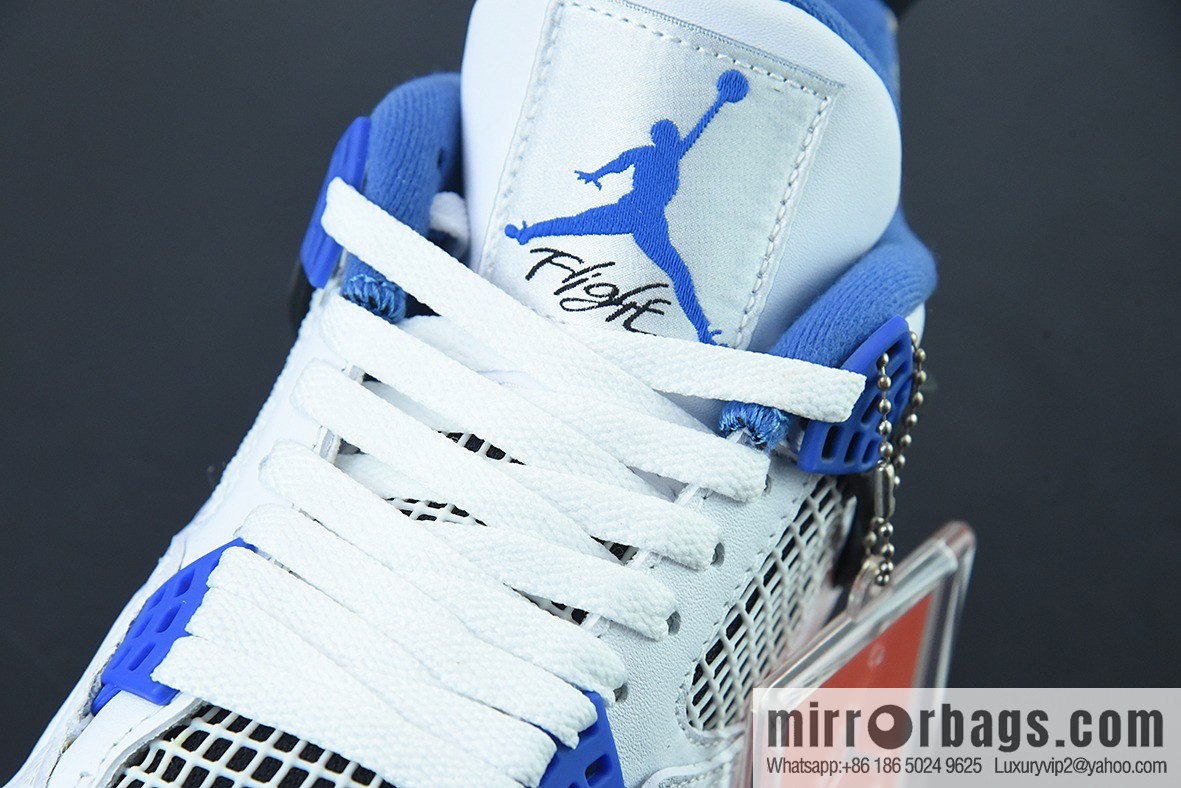 D0F1S5 pure original Air Jordan 4 Retro MotorsportsAJ4 racing blue men sneakers item number: 308497-117