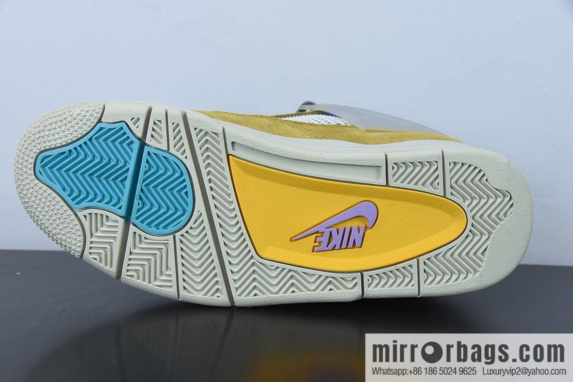 D0F1S5 pure original Air Jordan 4 AJ4 brown yellow purple Union LA joint men sneakers desert moss 30th anniversary item number: DJ5718 300