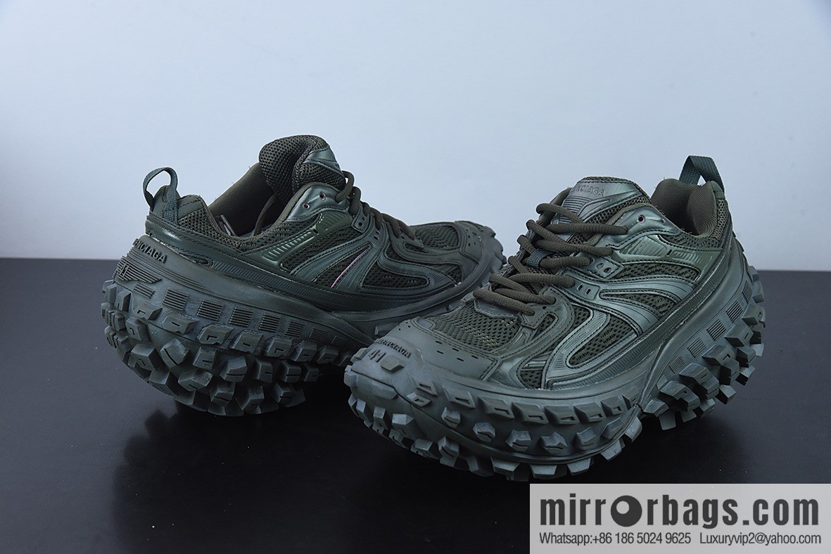BALE * CIAGA Defender Rubber Platform Sneakers series, low-top sneakers
