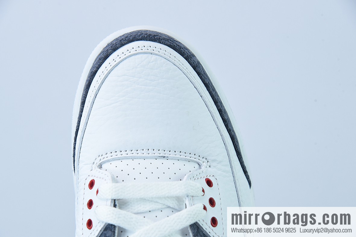 Air Jordan 3 SE-T Denim Fire Red AJ3 Flame Red, Japanese men's sneakers