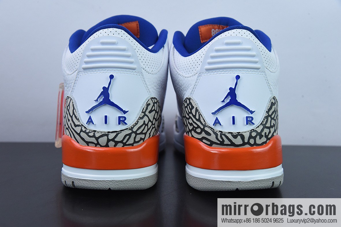 L00H6 Pure Original Air Jordan 3 Retro aj3 Knicks Men's sneakers 136064-148
