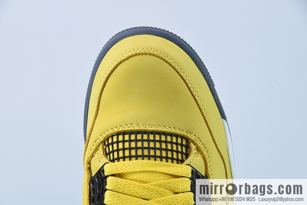 Air Jordan 4 Retro Lightning AJ4 electric mother, yellow lightning men's basketball shoes, item number: CT8527-700