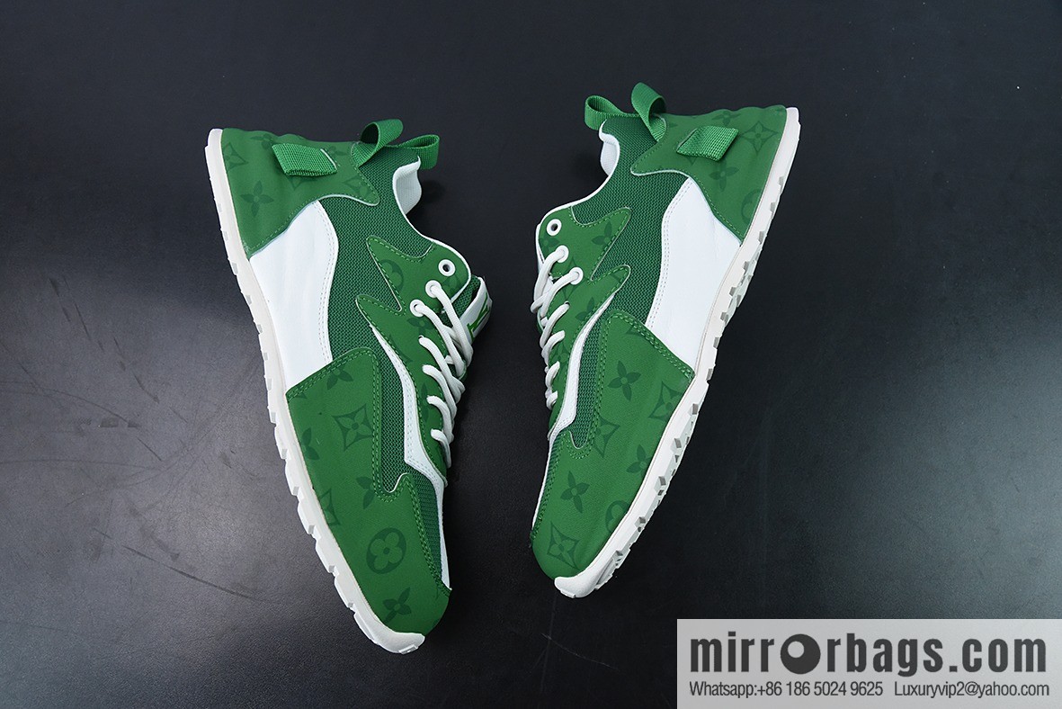 LV/Louis Vuitton 2021ss early spring new LV Trainer latest color scheme sneakers