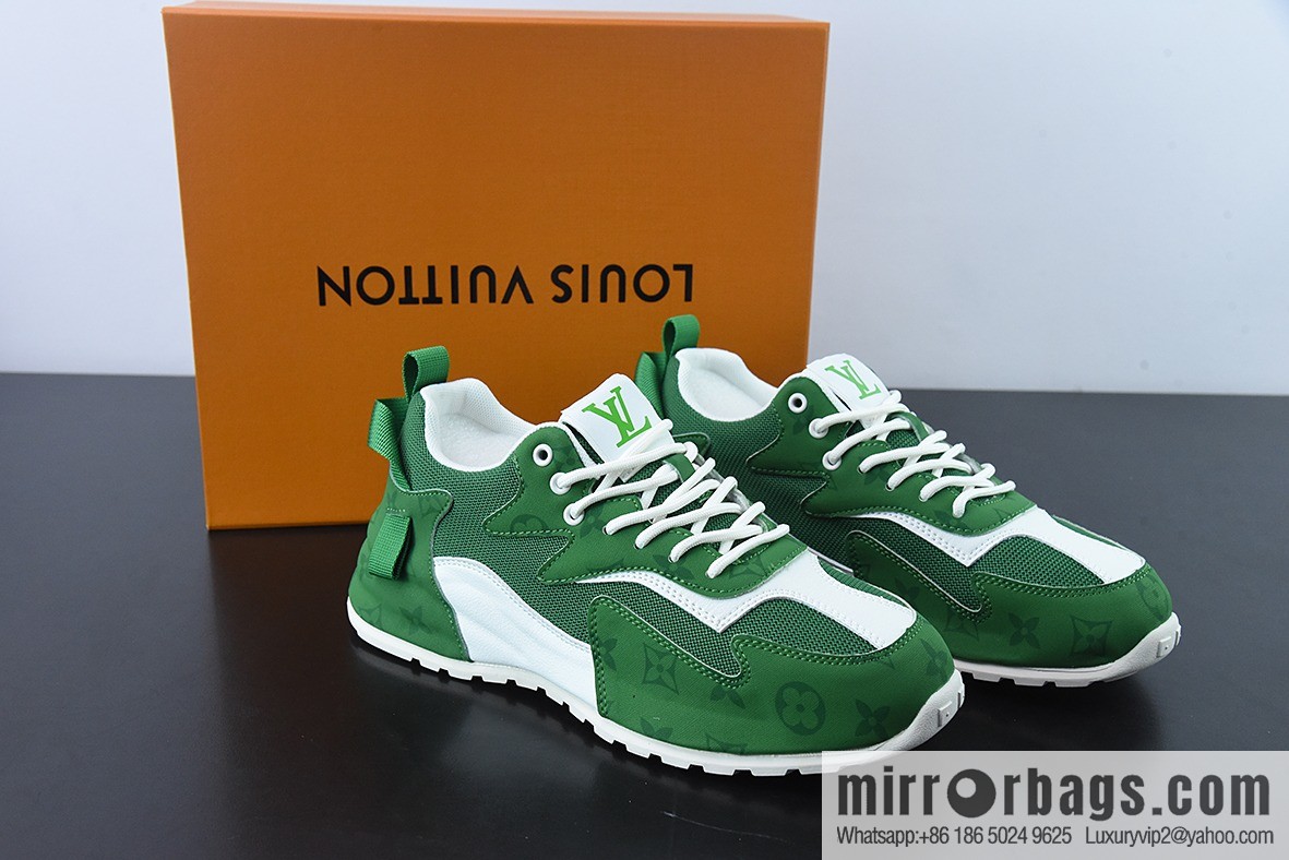 LV/Louis Vuitton 2021ss early spring new LV Trainer latest color scheme sneakers