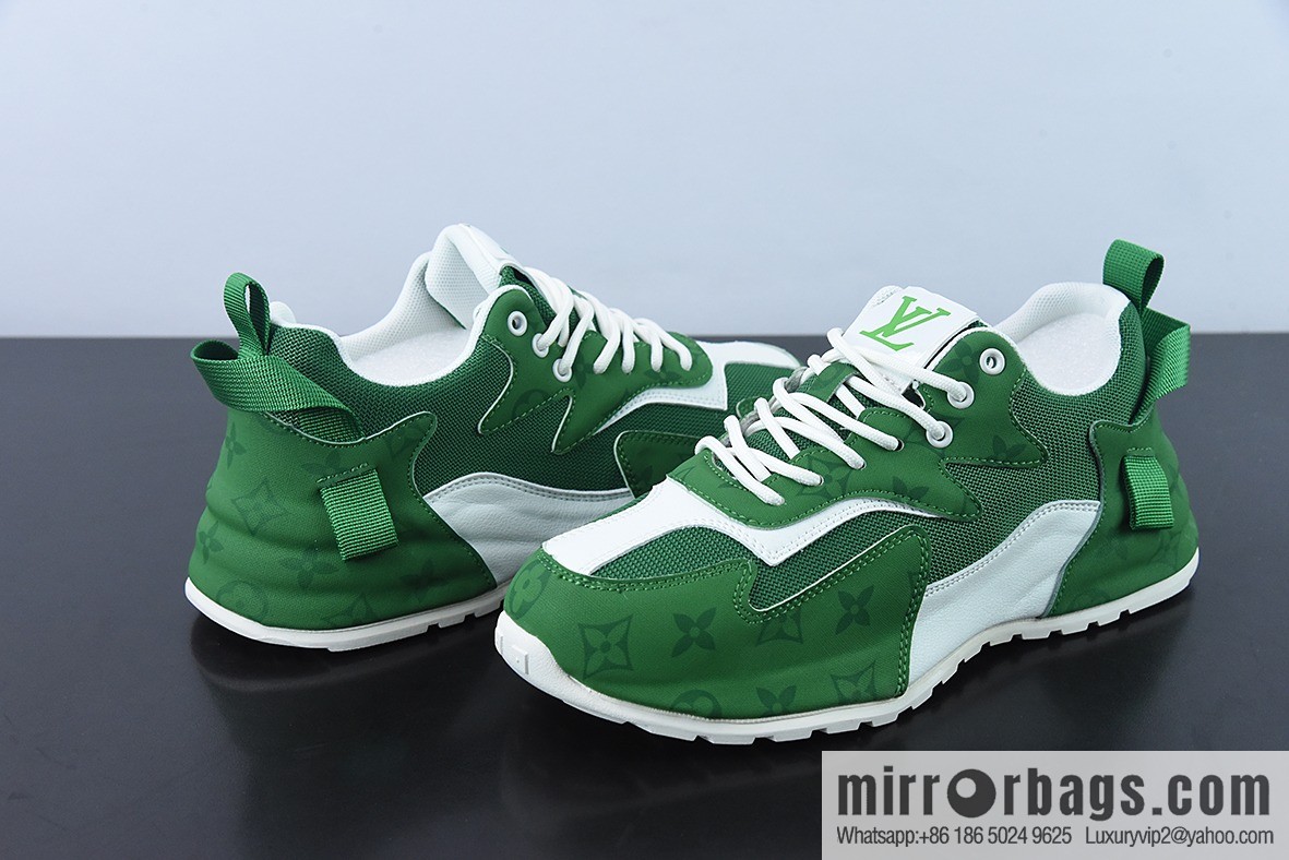 LV/Louis Vuitton 2021ss early spring new LV Trainer latest color scheme sneakers