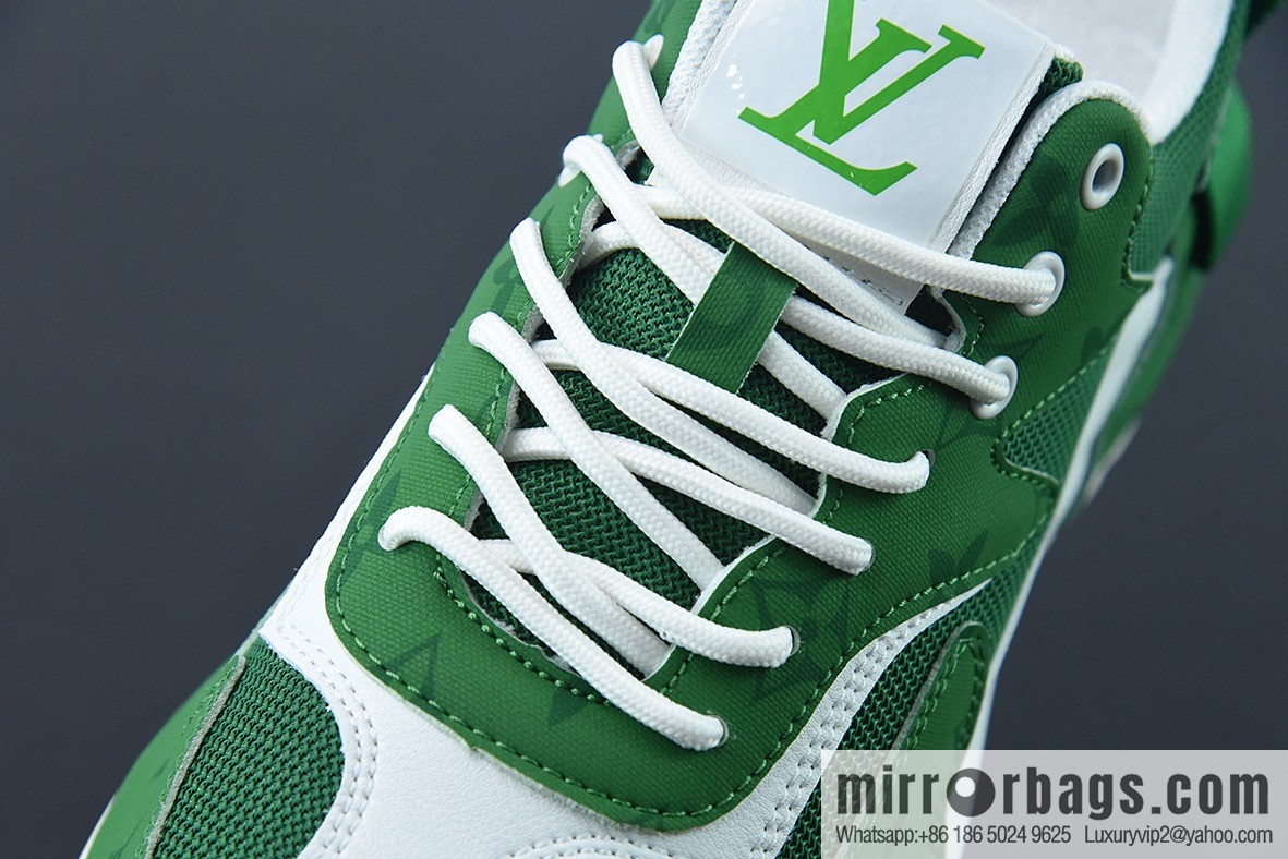 LV/Louis Vuitton 2021ss early spring new LV Trainer latest color scheme sneakers