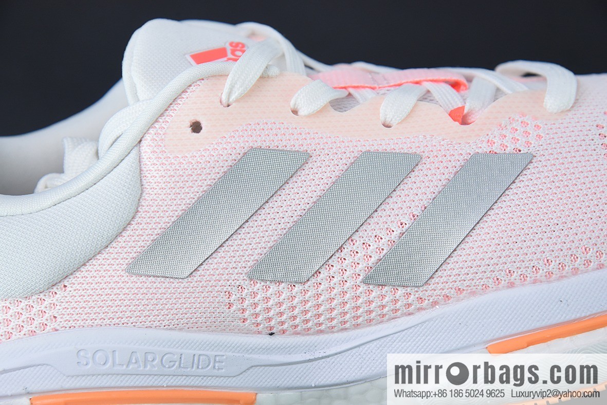 Ad Solar Glide 5 Adi's breathable cushioning popcorn running shoes, item number: GX5496