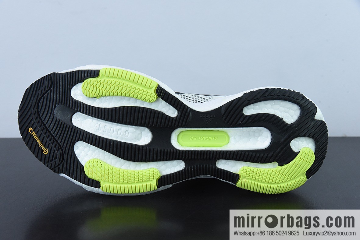 Ad Solar Glide 5 Adi's breathable cushioning popcorn running shoes, item number: GX5472