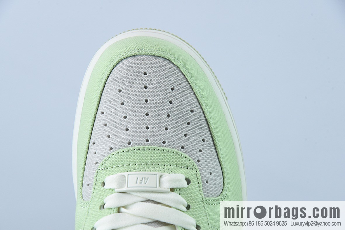 Nk Air Force 1 '07 Low gray cyan cloth surface, Air Force No. 1 low-top casual sneakers, item number: DG2296-015