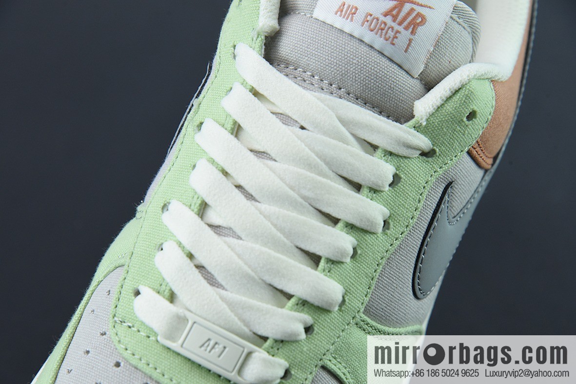 Nk Air Force 1 '07 Low gray cyan cloth surface, Air Force No. 1 low-top casual sneakers, item number: DG2296-015