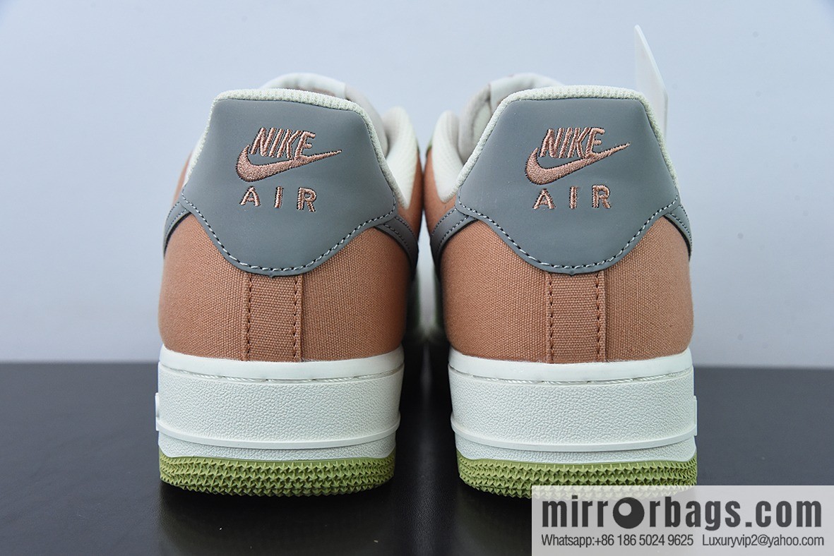 Nk Air Force 1 '07 Low gray cyan cloth surface, Air Force No. 1 low-top casual sneakers, item number: DG2296-015