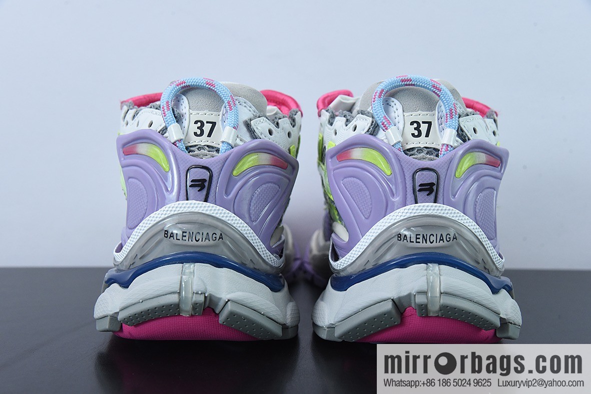 BALENCIAGA Balenciaga, the original imported first-layer leather 7.0 Vintage running shoes