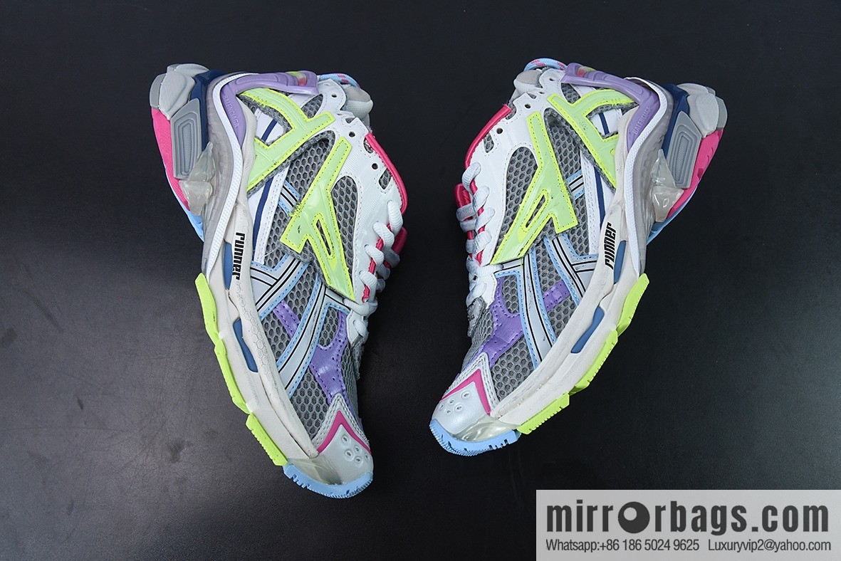 BALENCIAGA Balenciaga, the original imported first-layer leather 7.0 Vintage running shoes