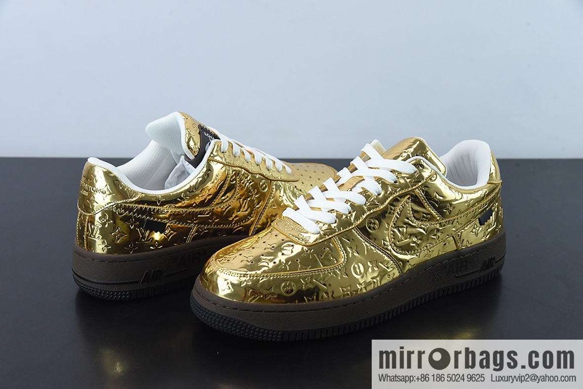 LV/Louis Vuitton LVx Nk Air Force 1 Low Louis Vuitton Donkey LV Joint, Air Force One Low Casual Shoes