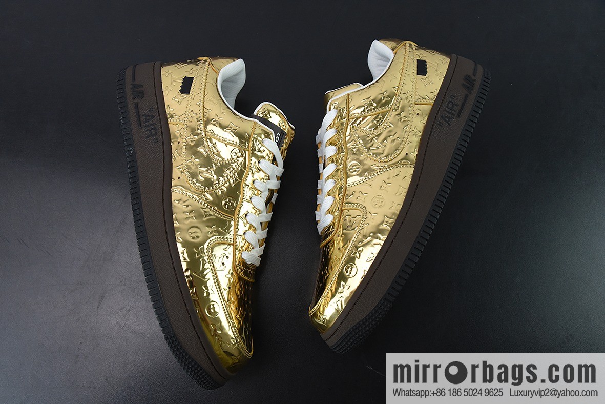 LV/Louis Vuitton LVx Nk Air Force 1 Low Louis Vuitton Donkey LV Joint, Air Force One Low Casual Shoes
