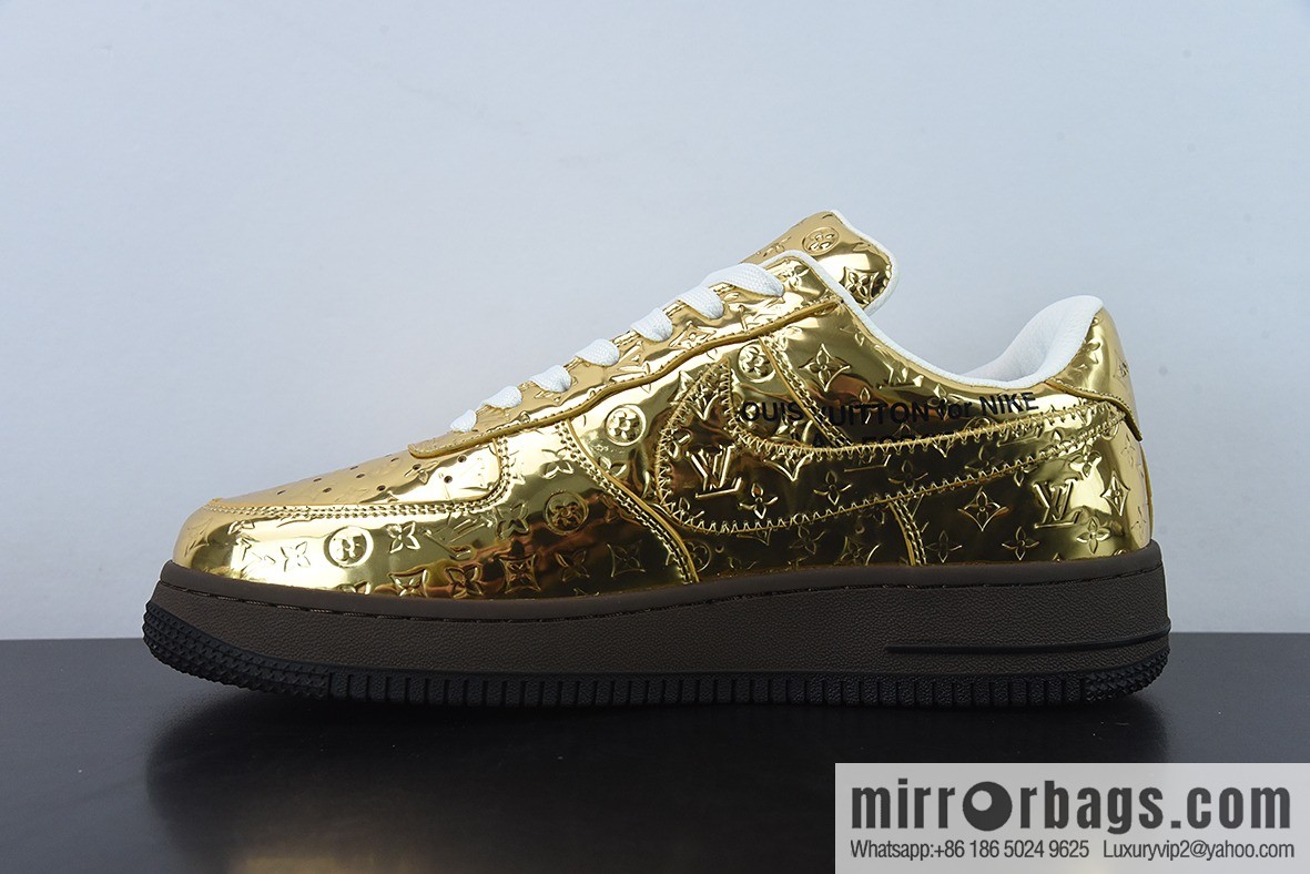 LV/Louis Vuitton LVx Nk Air Force 1 Low Louis Vuitton Donkey LV Joint, Air Force One Low Casual Shoes