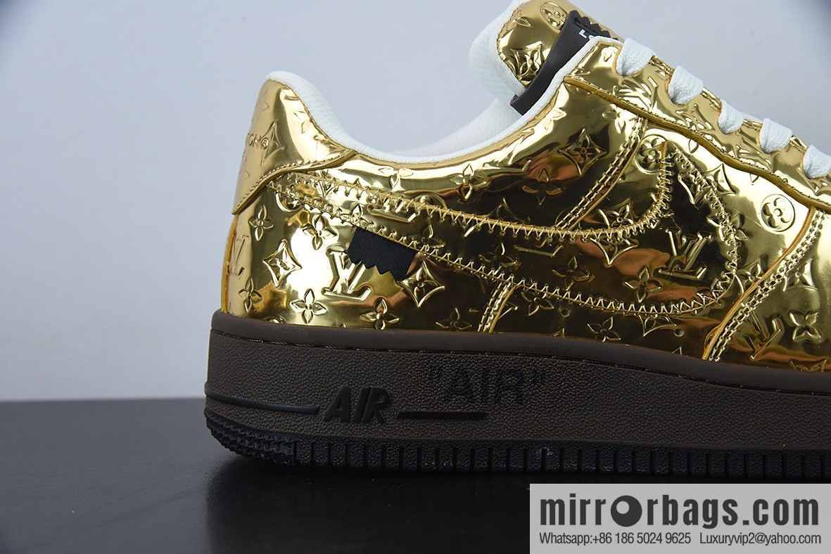 LV/Louis Vuitton LVx Nk Air Force 1 Low Louis Vuitton Donkey LV Joint, Air Force One Low Casual Shoes