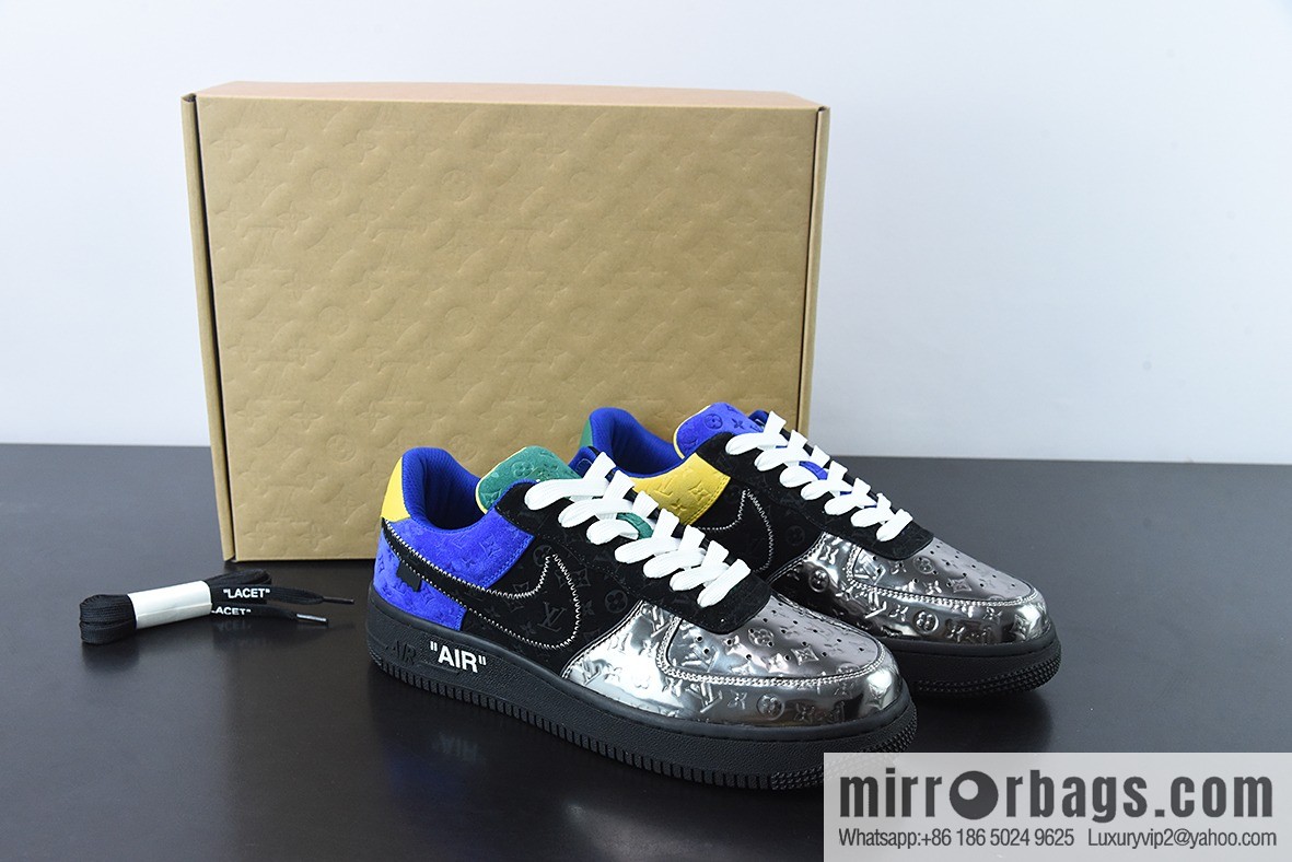 LVx Nk Air Force 1 Low Louis Vuitton Donkey LV Joint, Air Force One Low Top Sneakers