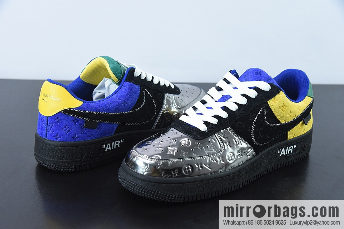 LVx Nk Air Force 1 Low Louis Vuitton Donkey LV Joint, Air Force One Low Top Sneakers