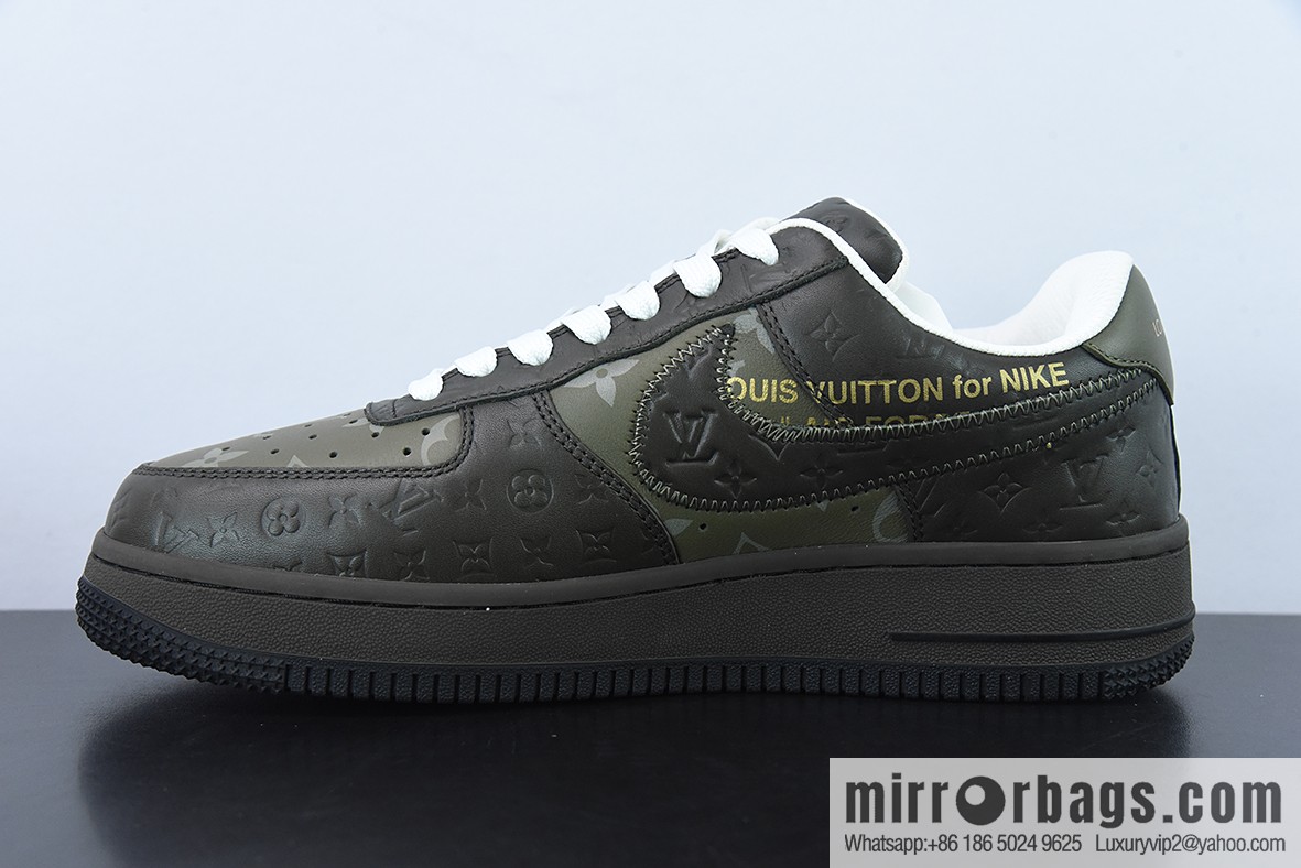 LVx Nk Air Force 1 Low Louis Vuitton Donkey LV Joint, Air Force One Low Top Sneakers
