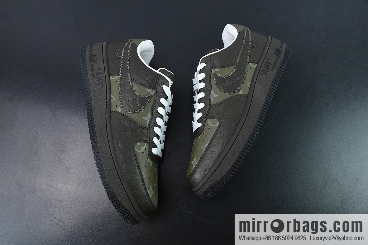 LVx Nk Air Force 1 Low Louis Vuitton Donkey LV Joint, Air Force One Low Top Sneakers