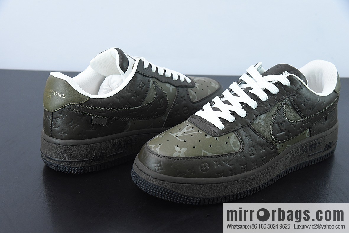 LVx Nk Air Force 1 Low Louis Vuitton Donkey LV Joint, Air Force One Low Top Sneakers